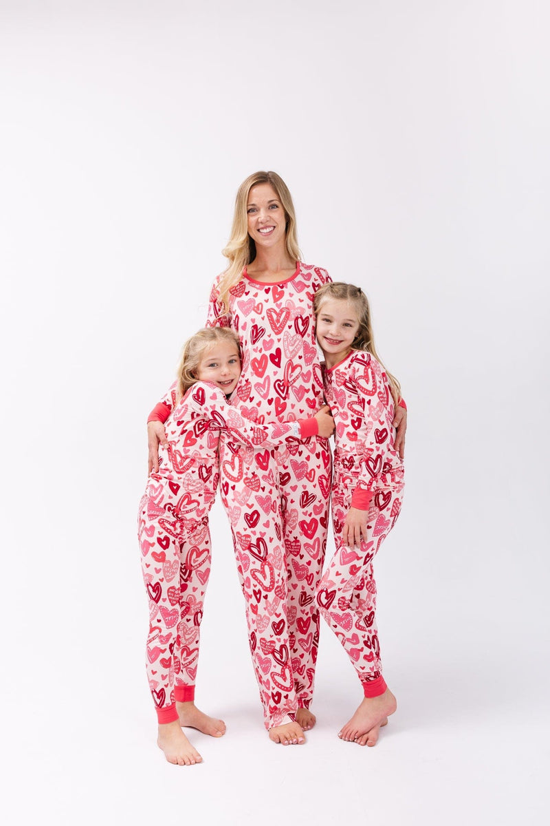 Holy Pals Two Piece John 3:16 Pink Long Sleeve Set Bamboo