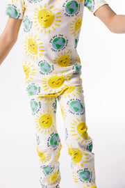 Holy Pals Two Piece Light of the World Short Sleeve Set Cotton