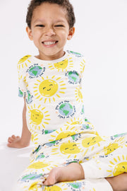 Holy Pals Two Piece Light of the World Short Sleeve Set Cotton