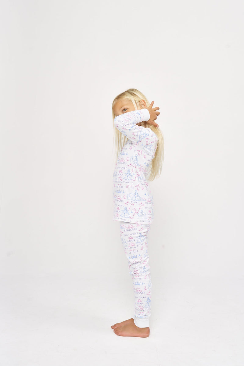 Holy Pals Two Piece Queen Esther PJ Long Sleeve Set Cotton