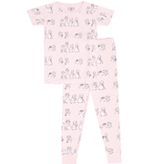 Holy Pals Two Piece Ruth & Naomi PJ Short Sleeve & Pants Set Bamboo