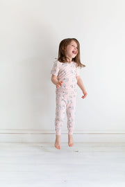 Holy Pals Two Piece Ruth & Naomi PJ Short Sleeve & Pants Set Bamboo