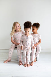 Holy Pals Two Piece Ruth & Naomi PJ Short Sleeve & Pants Set Bamboo