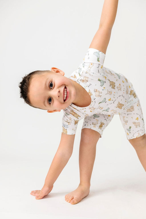 Holy Pals Two Piece Shorts New Birth PJ Shorts Set Bamboo