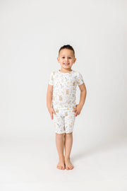Holy Pals Two Piece Shorts New Birth PJ Shorts Set Bamboo