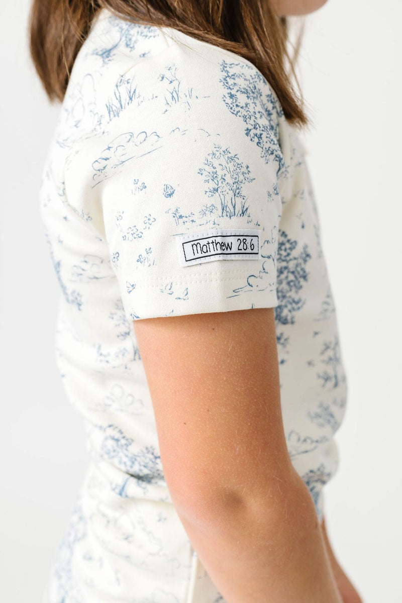 Holy Pals Two Piece The Empty Tomb PJ Shorts Set Cotton