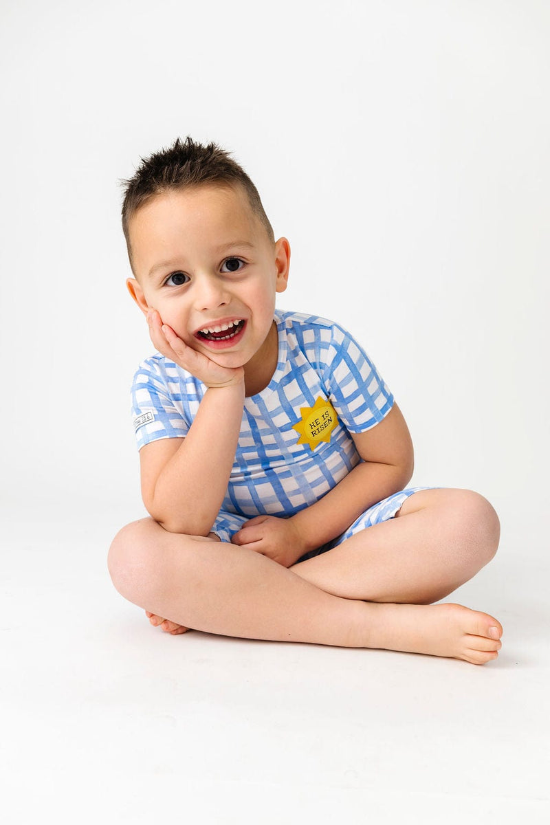 Holy Pals Two Piece The Risen Son PJ Shorts Set Bamboo