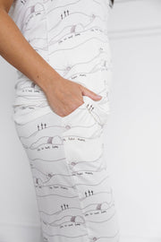 Holy Pals Women's Early Sunday Morning Women's PJ Set Bamboo