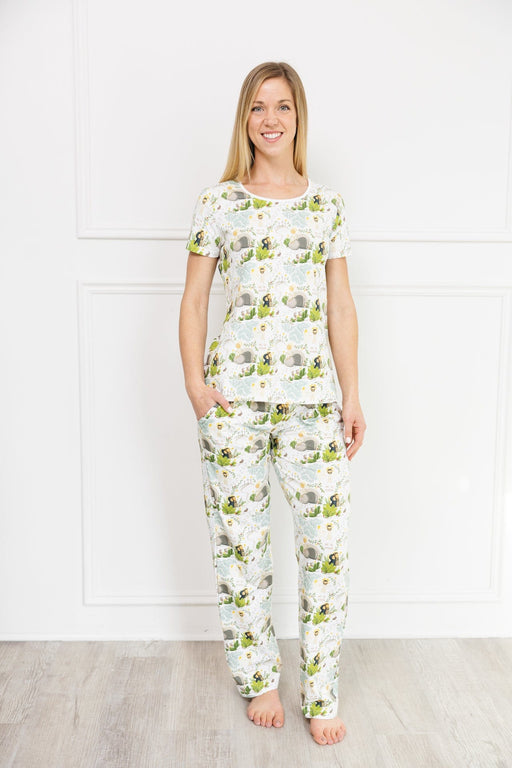 Holy Pals Women's He Is Risen Women's PJ Relaxed Set Cotton