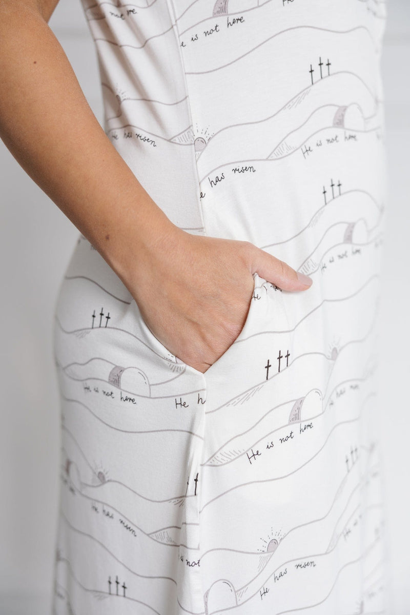 Holy Pals Women's Nightgowns Early Sunday Morning Women's Nightgown Bamboo