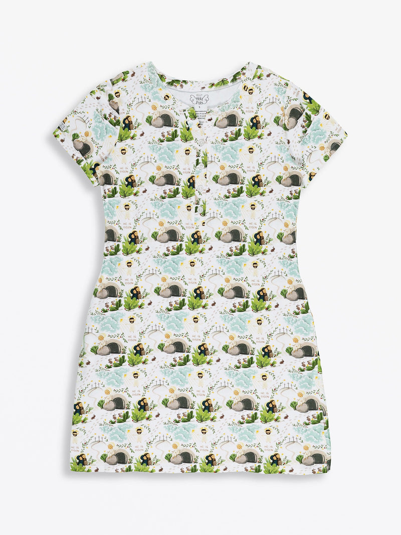 Holy Pals Women's Nightgowns He Is Risen Women's PJ Nightgown Cotton