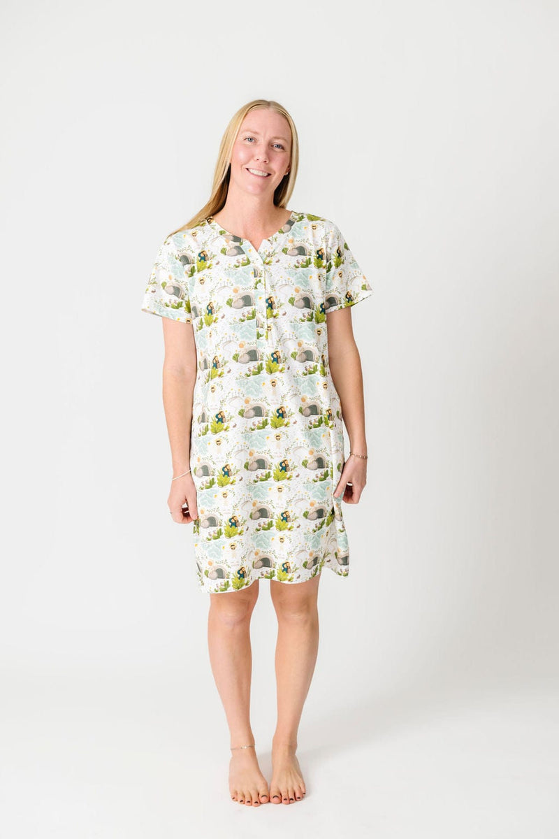 Holy Pals Women's Nightgowns He Is Risen Women's PJ Nightgown Cotton
