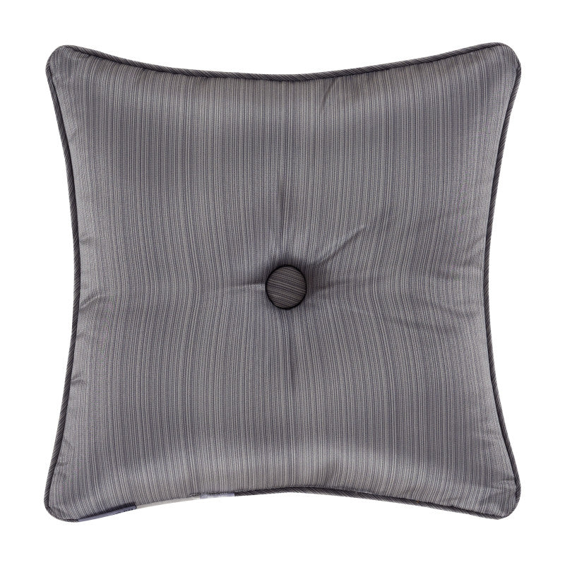 Houston 18" Square Embellished Decorative Throw Pillow