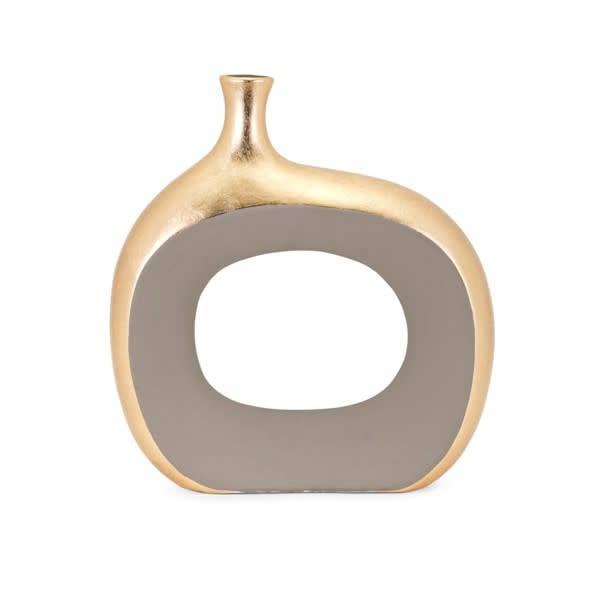 IMAX Vases Maddy Small Metallic Vase