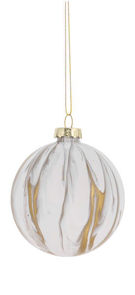 Marbleized Holiday Shape Ornaments