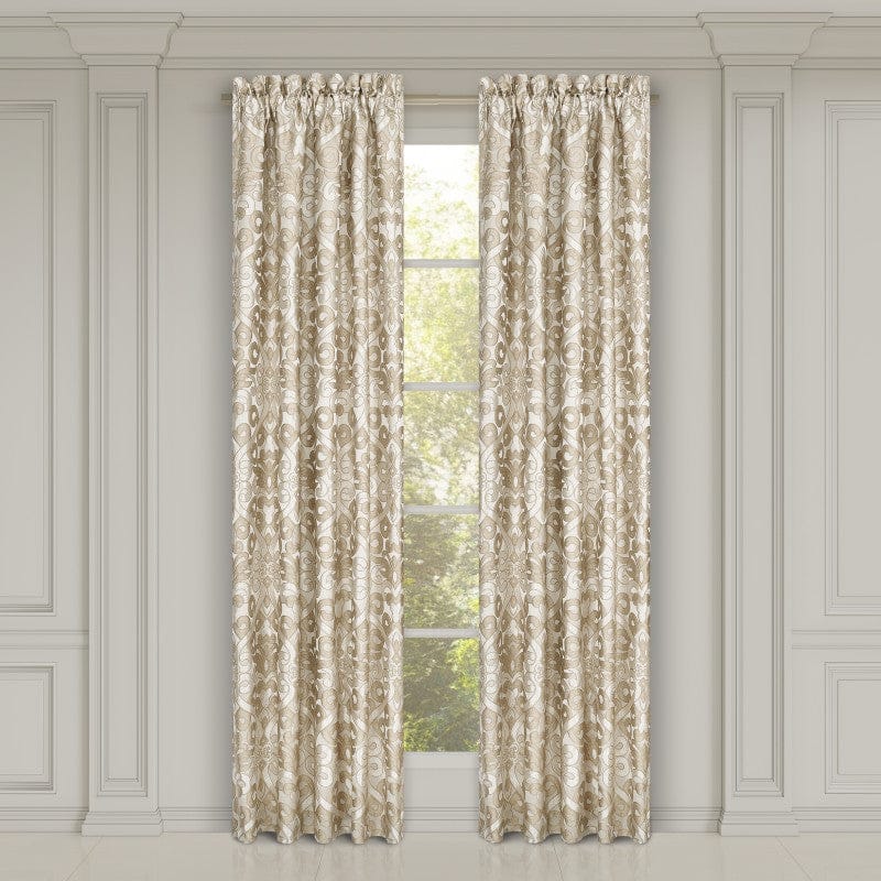J. Queen New York Coordinate Window Amaretto Window Panel Pair