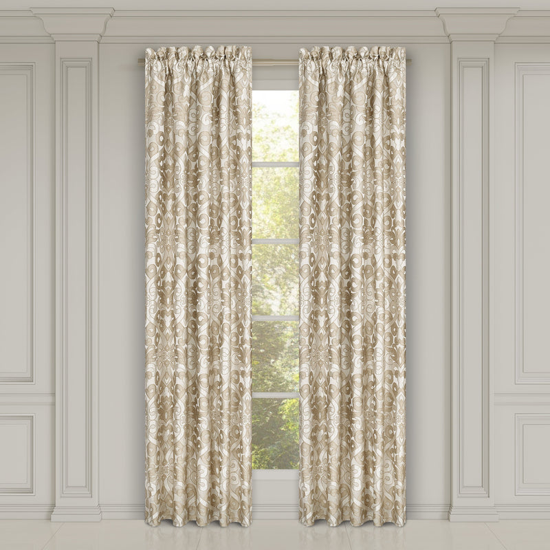 J. Queen New York Coordinate Window Amaretto Window Panel Pair