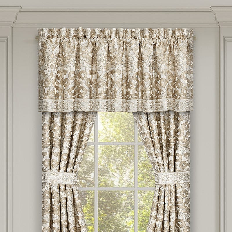 J. Queen New York Coordinate Window Amaretto Window Straight Valance