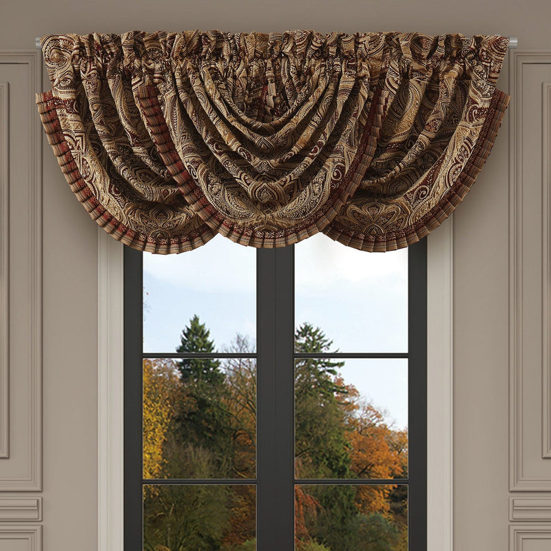 J. Queen New York Coordinate Window Calistoga Window Waterfall Valance