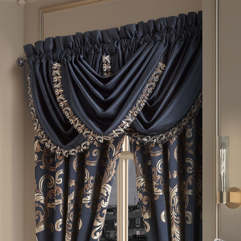 J. Queen New York Coordinate Window Caruso Window Waterfall Valance