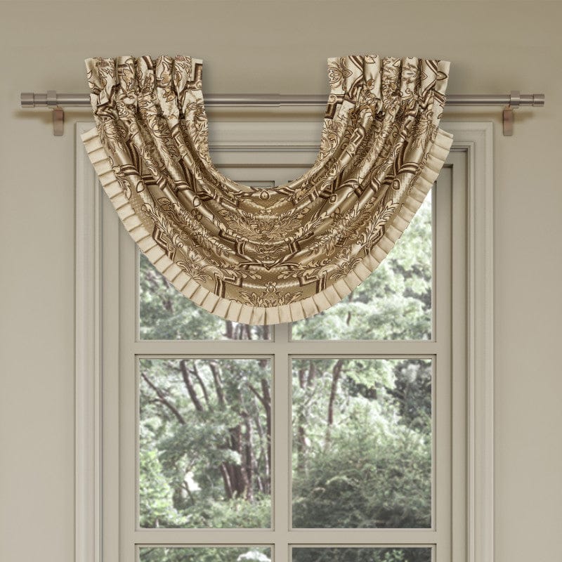 J. Queen New York Coordinate Window Gold Coast Window Waterfall Valance