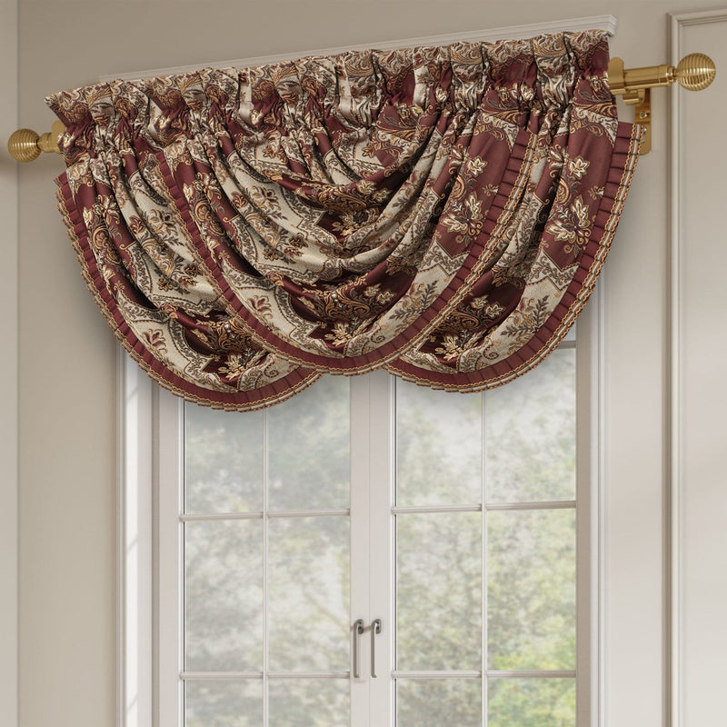J. Queen New York Coordinate Window Phyllis Window Waterfall Valance