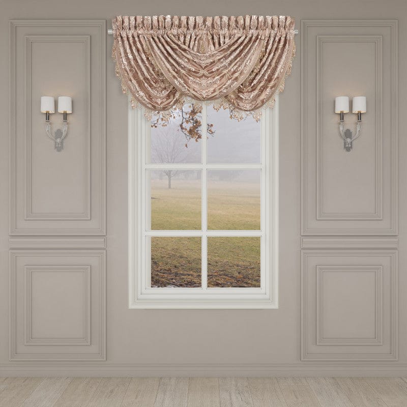 J. Queen New York Coordinate Window Rosewater Window Waterfall Valance