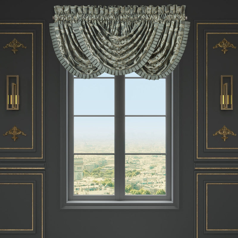 J. Queen New York Coordinate Window Santino Window Waterfall Valance