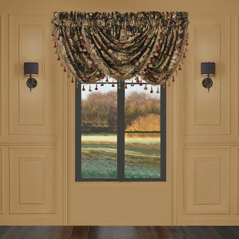J. Queen New York Coordinate Window Stefania Window Waterfall Valance
