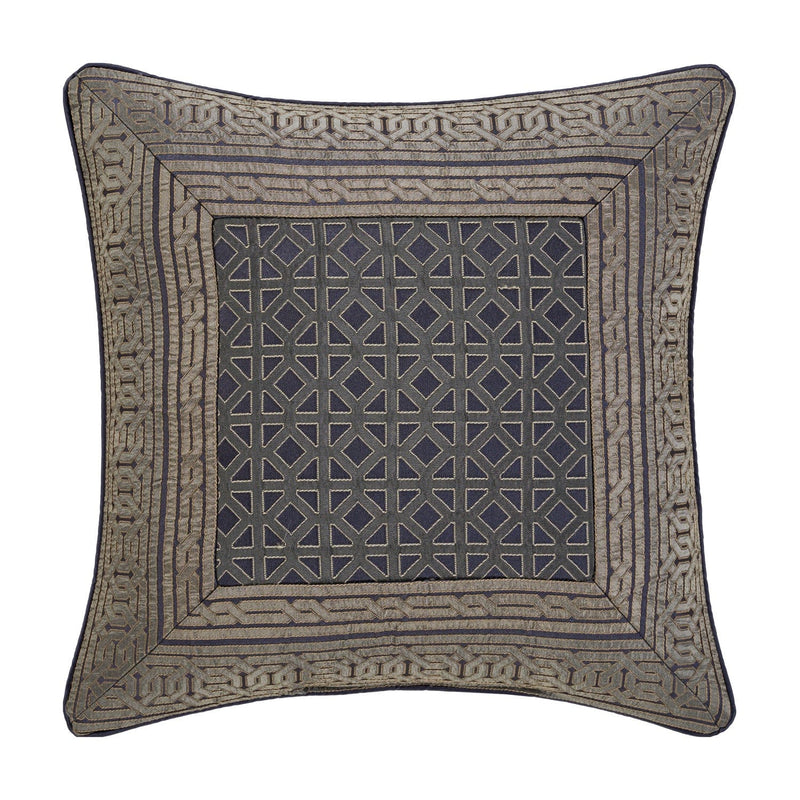 J. Queen New York Decorative Coordinate Pillows Alaro 20" Square Decorative Throw Pillow
