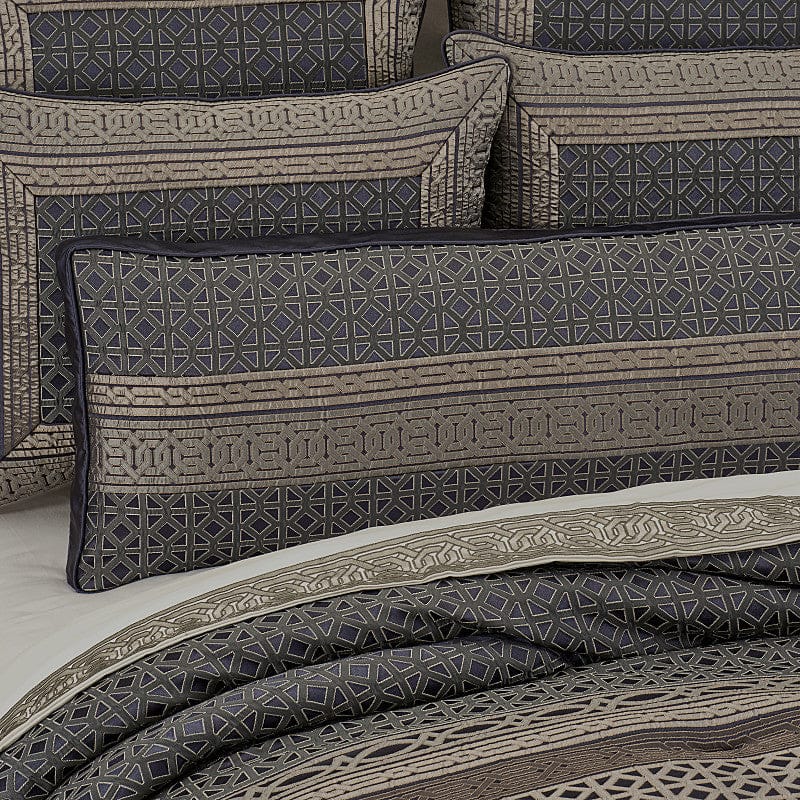 J. Queen New York Decorative Coordinate Pillows Alaro Bolster Decorative Throw Pillow