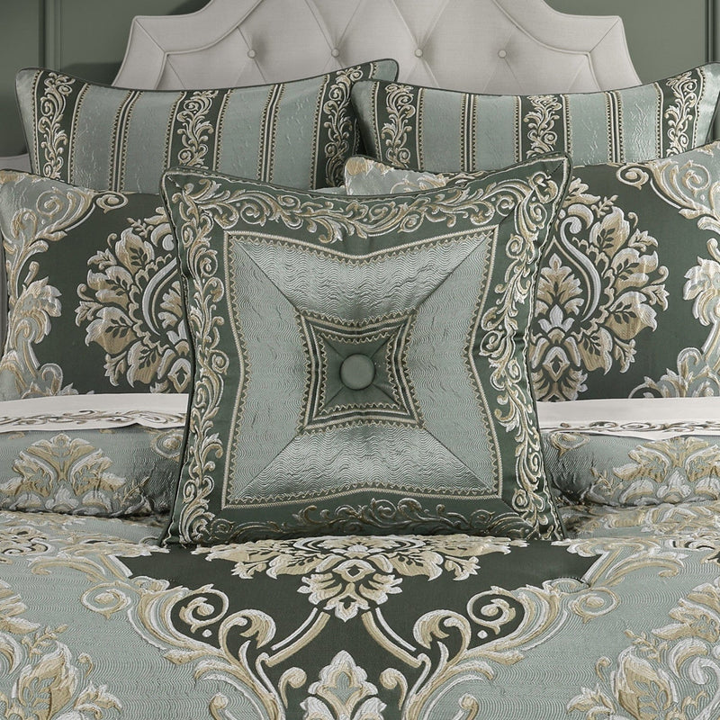 J. Queen New York Decorative Coordinate Pillows Alina 18" Square Decorative Throw Pillow