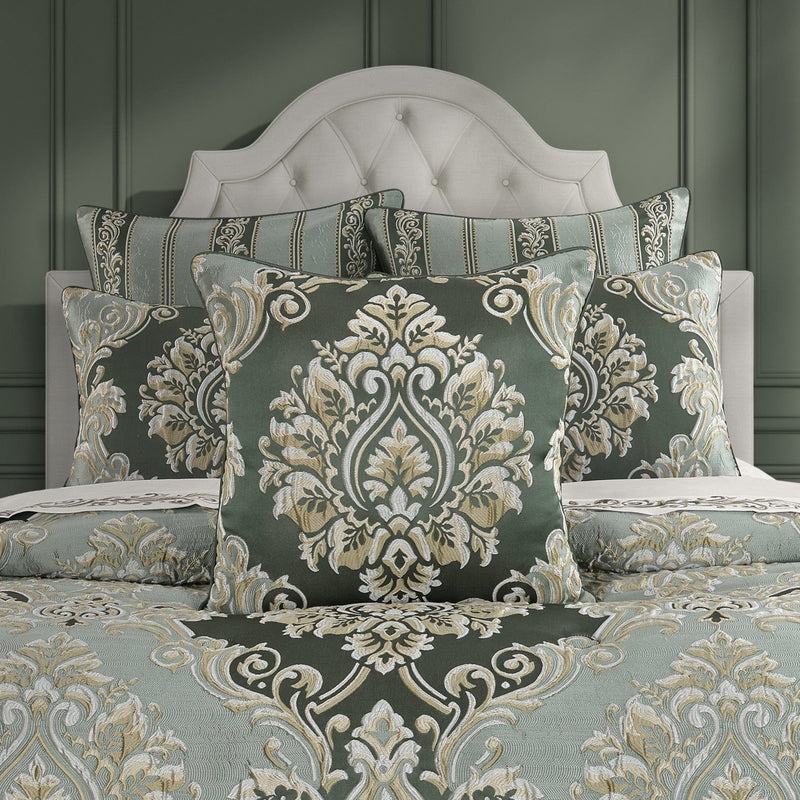 J. Queen New York Decorative Coordinate Pillows Alina 20" Square Decorative Throw Pillow