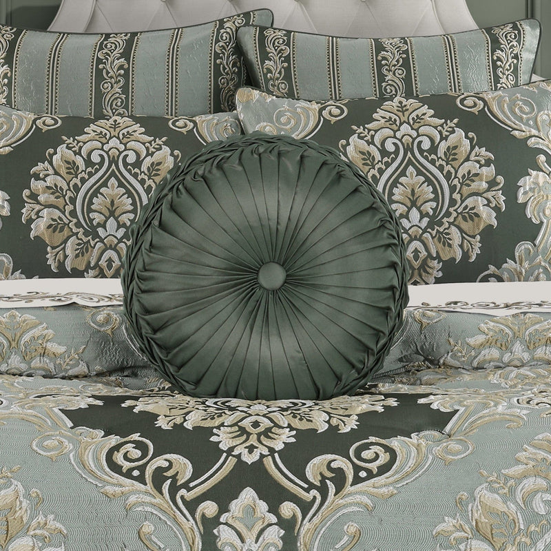 J. Queen New York Decorative Coordinate Pillows Alina Round Decorative Throw Pillow