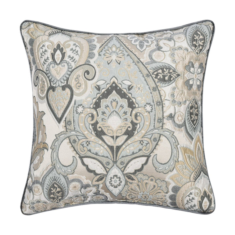J. Queen New York Decorative Coordinate Pillows Annabelle 20" Square Decorative Throw Pillow