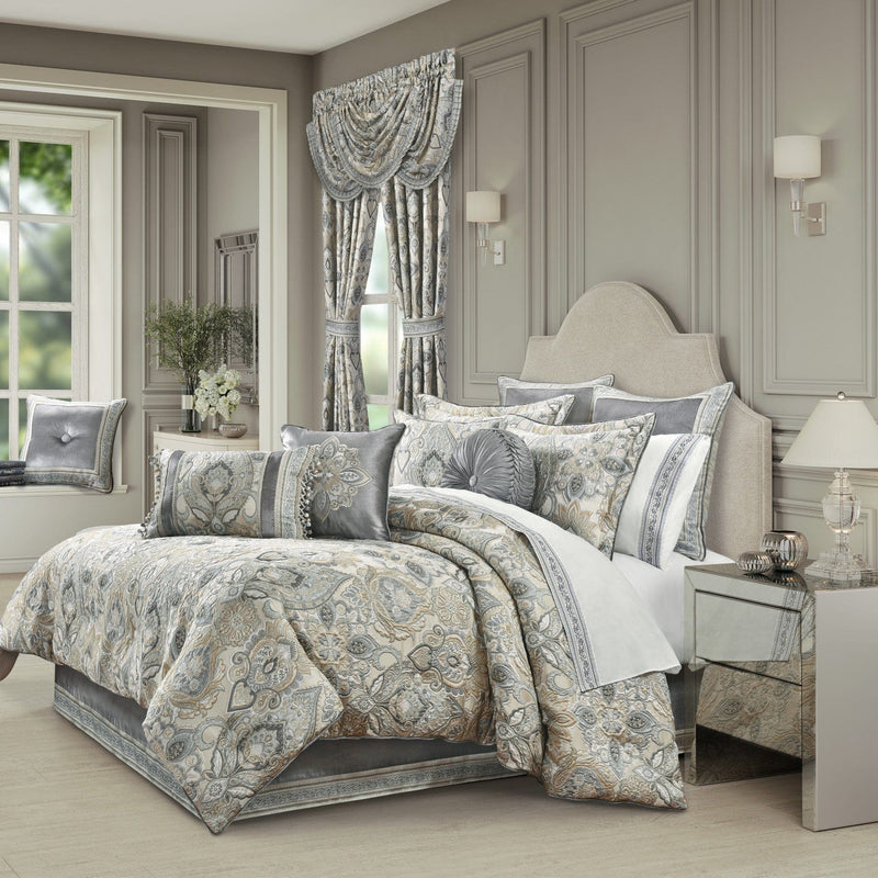 J. Queen New York Decorative Coordinate Pillows Annabelle 20" Square Decorative Throw Pillow