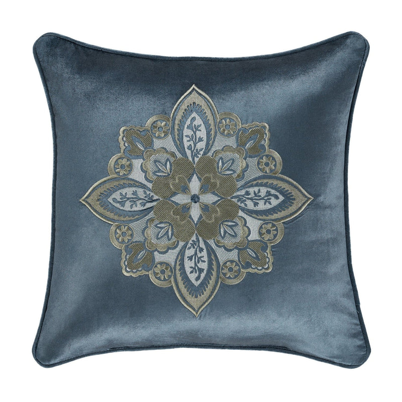J. Queen New York Decorative Coordinate Pillows Avellino 18" Square Decorative Throw Pillow