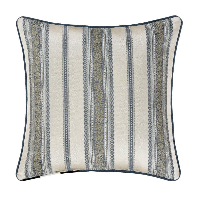 J. Queen New York Decorative Coordinate Pillows Avellino 20" Square Decorative Throw Pillow