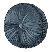 J. Queen New York Decorative Coordinate Pillows Avellino Tufted Round Decorative Throw Pillow