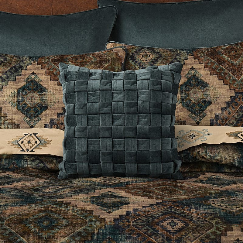 J. Queen New York Decorative Coordinate Pillows Baja 17" Square Decorative Throw Pillow