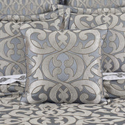 J. Queen New York Decorative Coordinate Pillows Barocco 20" Square Decorative Throw Pillow