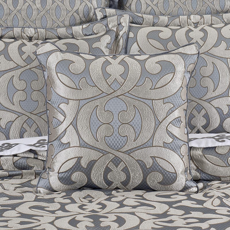 J. Queen New York Decorative Coordinate Pillows Barocco 20" Square Decorative Throw Pillow
