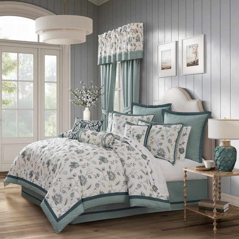 J. Queen New York Decorative Coordinate Pillows Blossom View 18" Square Decorative Throw Pillow