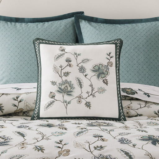 J. Queen New York Decorative Coordinate Pillows Blossom View 18" Square Decorative Throw Pillow