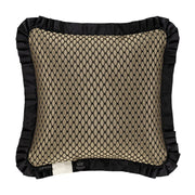 J. Queen New York Decorative Coordinate Pillows Bolero 20" Square Embellished Decorative Throw Pillow