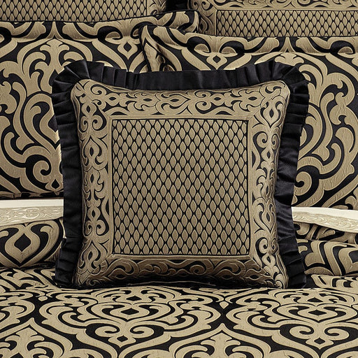 J. Queen New York Decorative Coordinate Pillows Bolero 20" Square Embellished Decorative Throw Pillow