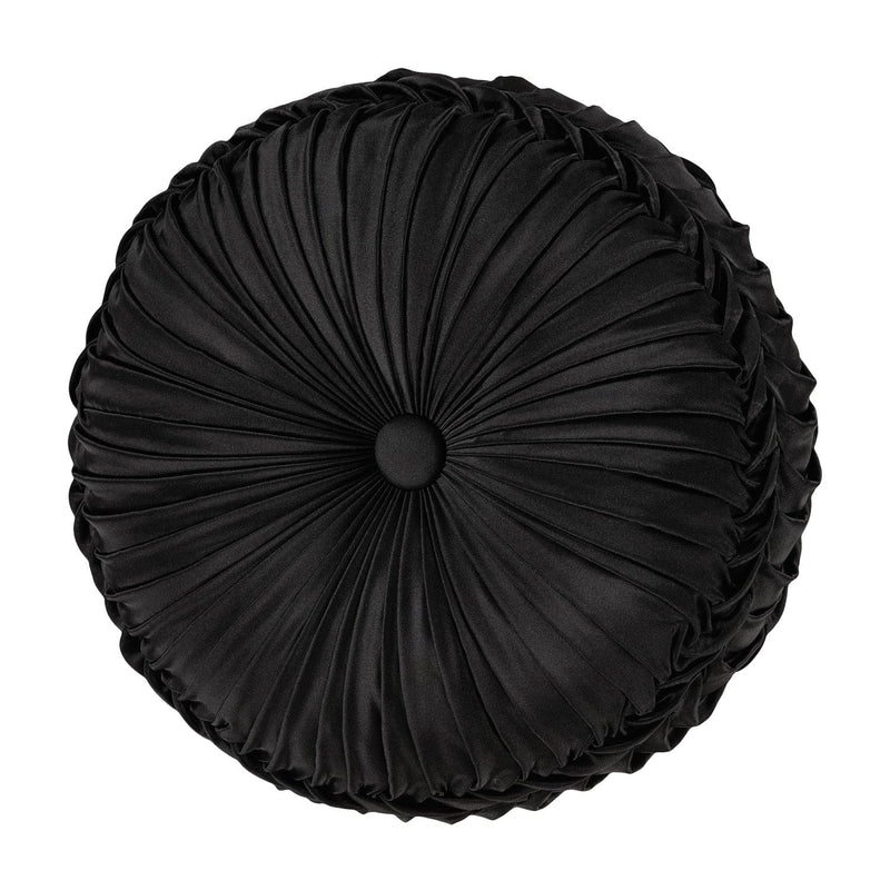 J. Queen New York Decorative Coordinate Pillows Bolero Tufted Round Decorative Throw Pillow