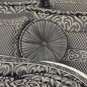 J. Queen New York Decorative Coordinate Pillows Bolero Tufted Round Decorative Throw Pillow