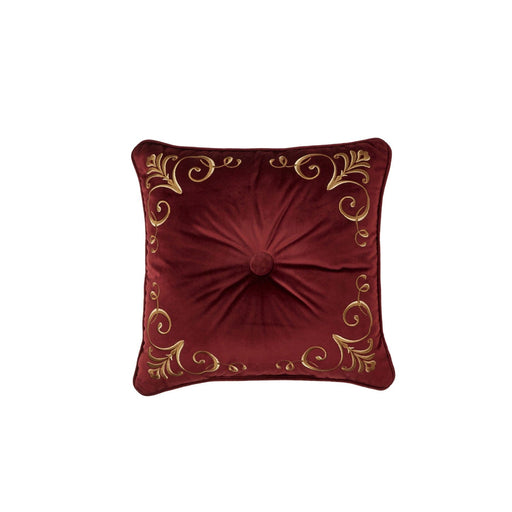 J. Queen New York Decorative Coordinate Pillows Bordeaux 18" Square Decorative Throw Pillow