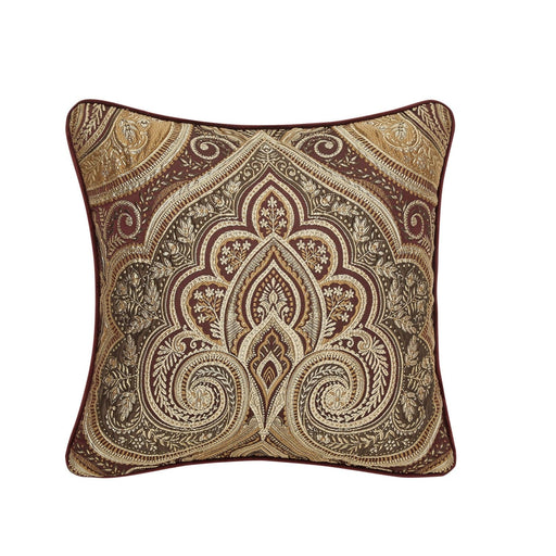 J. Queen New York Decorative Coordinate Pillows Bordeaux 20" Square Decorative Throw Pillow